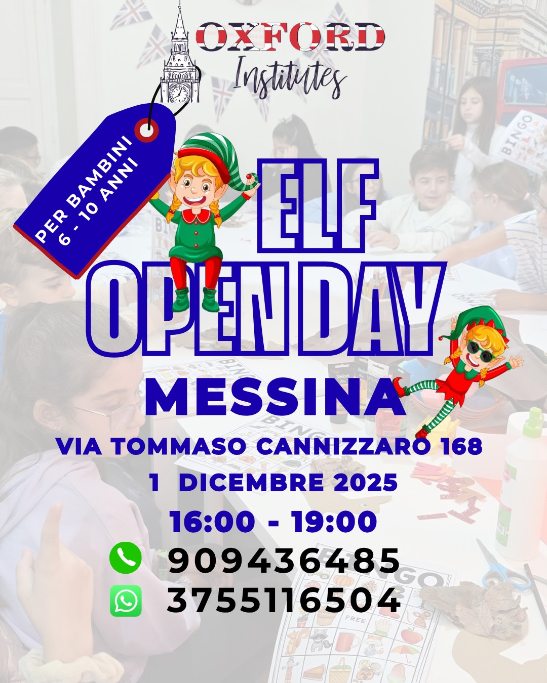 Elf Open Day: Scopri i Migliori Metodi per Amare l'Inglese a Messina