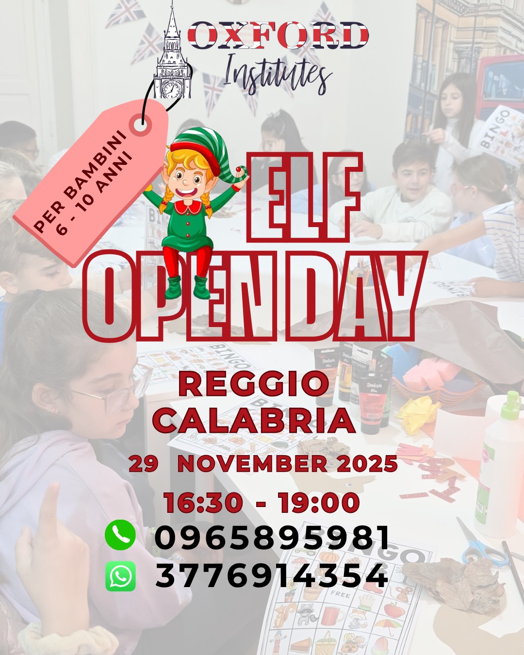 Open Day ELF: Scopri Nuovi Metodi per Imparare l'Inglese a Reggio Calabria
